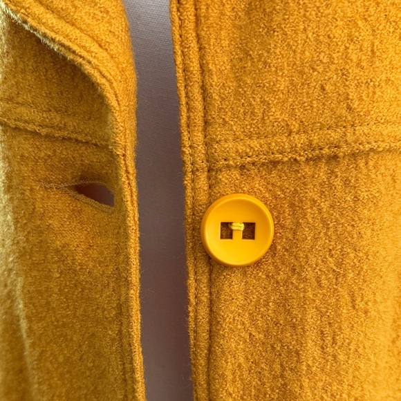 Live a Little Golden Pea Coat - Picture 3 of 11